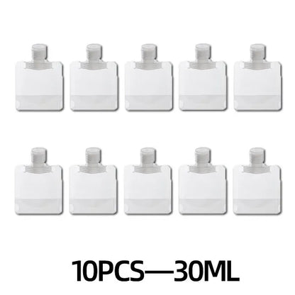 🌷Summer SALE - Portable Travel Fluid Makeup Packing Bag(10 Pcs）