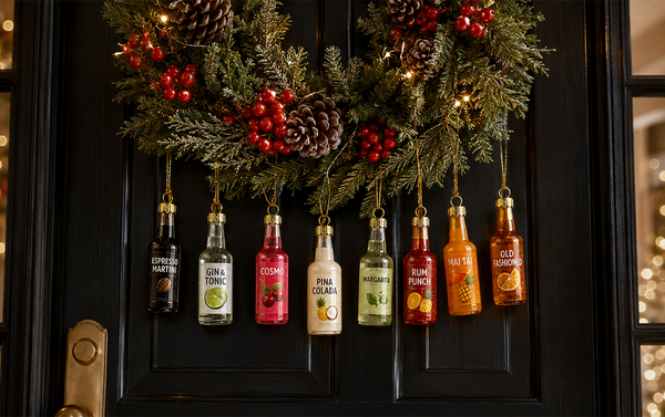 Hang beneath Christmas wreath