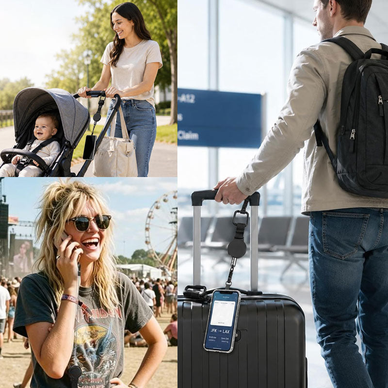 🔒 Retractable anti-theft device for mobile phone