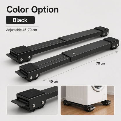 🔧Adjustable Movable Appliance Roller Base(2 Pack Set)