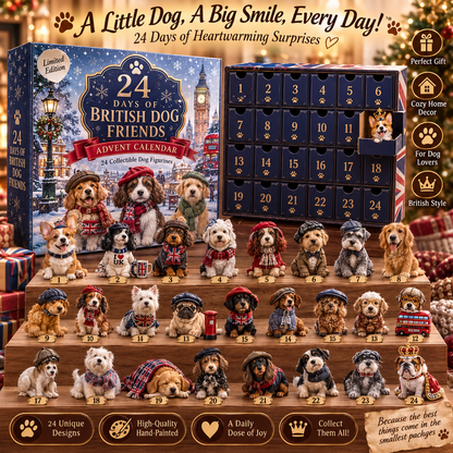 🐶 24 Days of British Dog Friends Advent Calendar 🎄