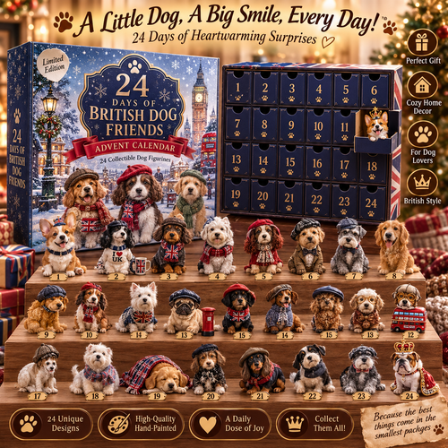 🐶 24 Days of British Dog Friends Advent Calendar 🎄