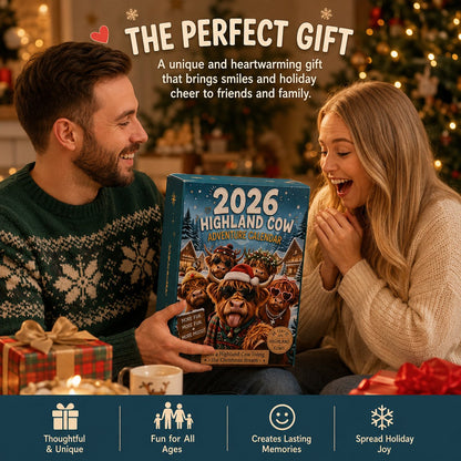 2026 Highland Cow Advent Calendar