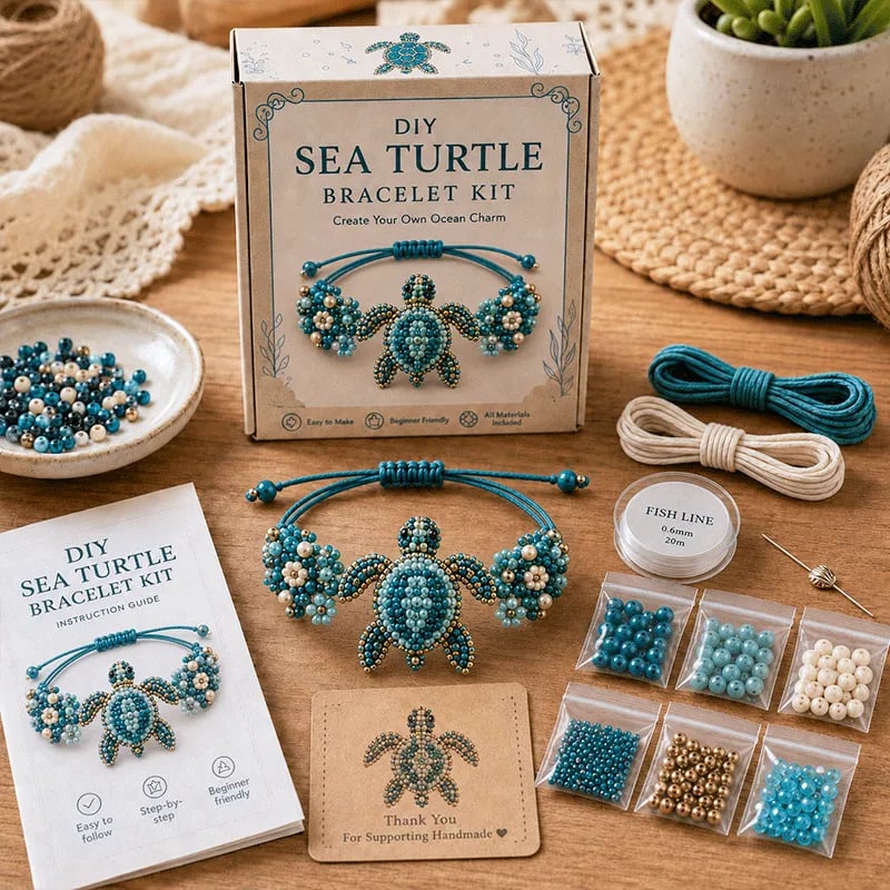 🔥Last Day 49% OFF🔥DIY Beaded Bracelet Making Kit