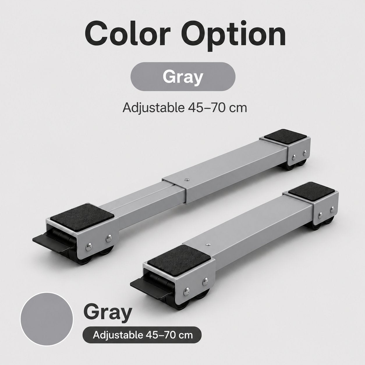 🔧Adjustable Movable Appliance Roller Base(2 Pack Set)