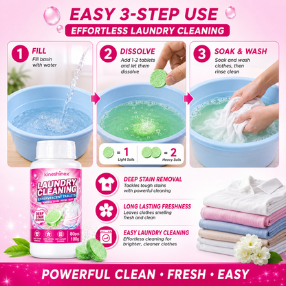 Laundry Cleaning Effervescent Tablets