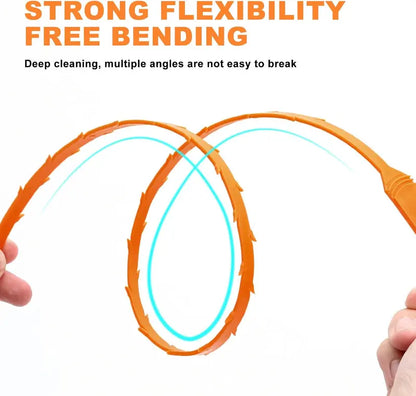 🛠️50% OFF NOW! 20.5‑inch Drain Snake – Flexible Durable Hair Clog Remover Tool, Quick Sink Tub Pipe Dredger, Reusable Drain Cleaner Stick for Bathroom Kitchen Sewer Blockages
