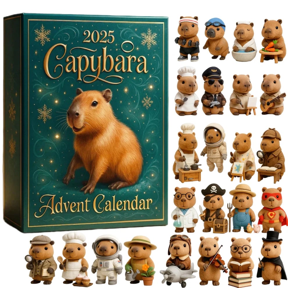 3D Capybara Advent Calendar