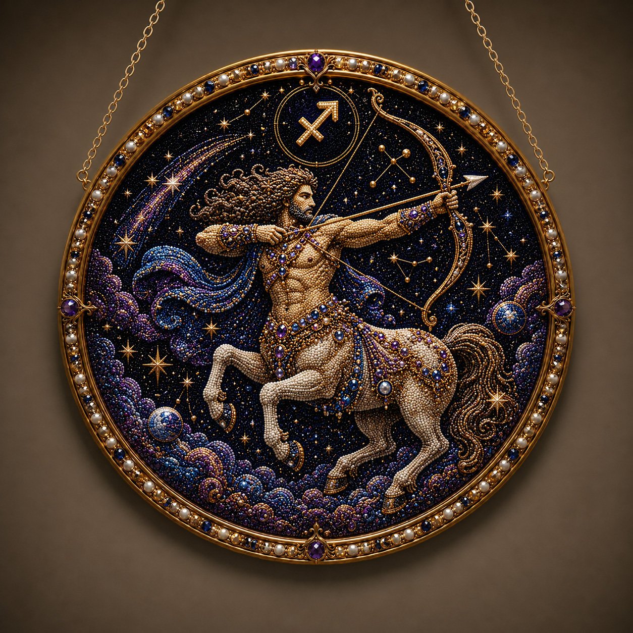 🔥Last Day 49% OFF - 12 Zodiac Signs Pearl Art Kit ♈🌙