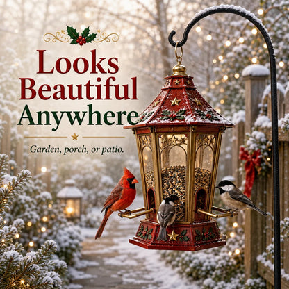 ✨🎄 Christmas Bird Feeder Collection – Festive Hanging Garden Feeders for Wild Birds