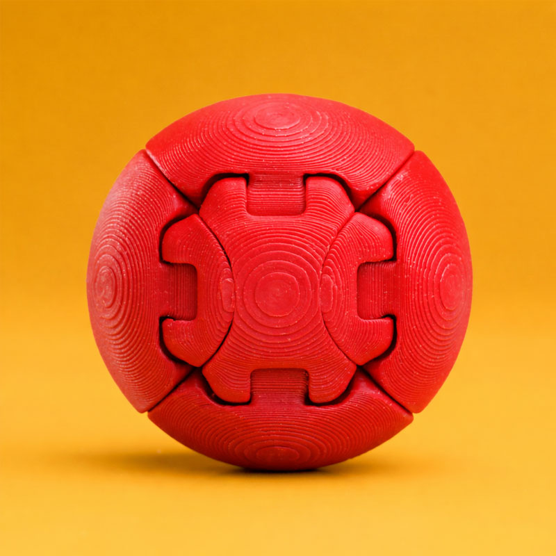Interactive Sensory Fidget Sphere – Portable Stress Relief Desk Toy with Customizable Play