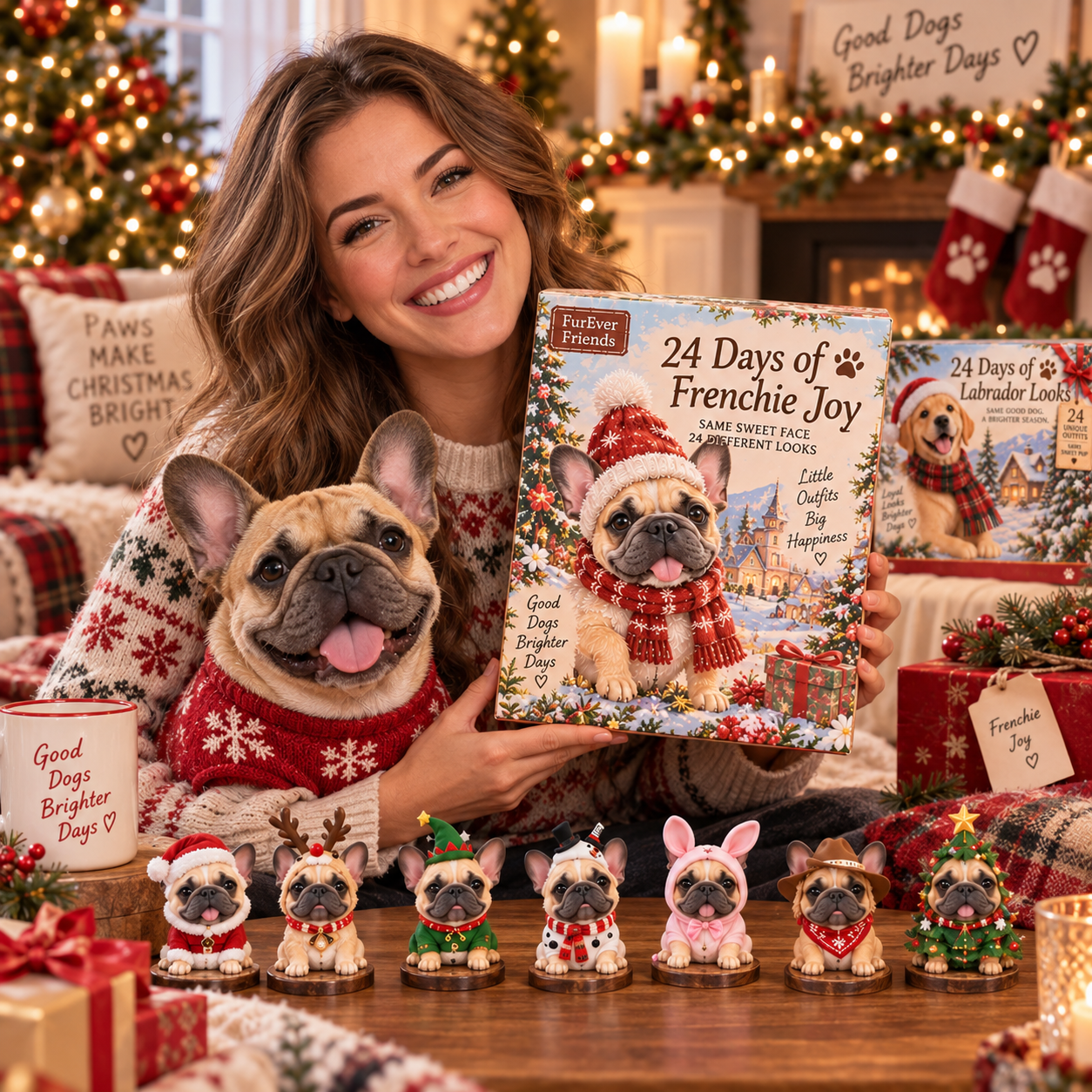 🎁Last Day 49% OFF-🐾 24 Days of Holiday Pup Adventures™
