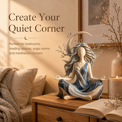 🧘 Peaceful Meditation Sculpture | Serene Home Decor Ornament