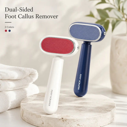 Dual‑Sided Foot Callus Remover, Replaceable Stainless Steel Blade Foot Scraper 🦶