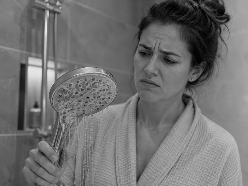 Clogged Shower