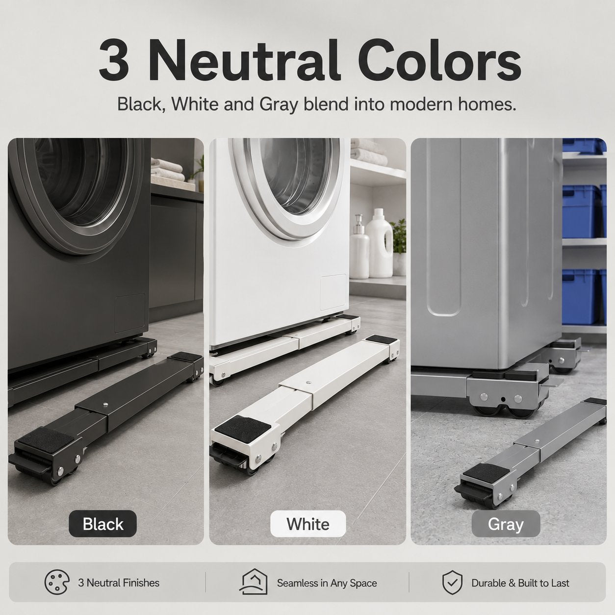 🔧Adjustable Movable Appliance Roller Base(2 Pack Set)