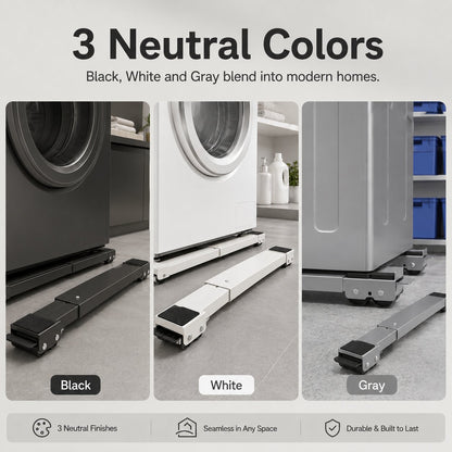 🔧Adjustable Movable Appliance Roller Base(2 Pack Set)