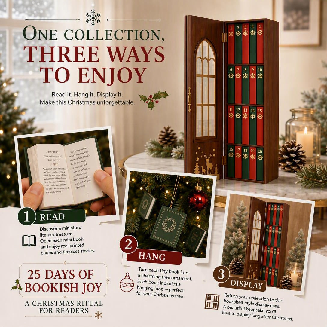 📚 25-Day Mini Book Advent Calendar – A Book Lover's Christmas Countdown