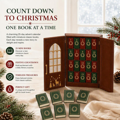 📚 25-Day Mini Book Advent Calendar – A Book Lover's Christmas Countdown