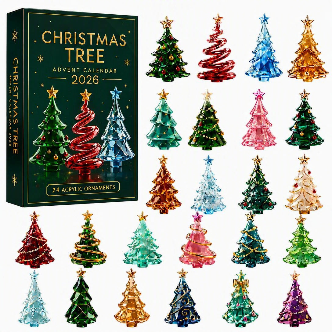 🌲2026 Crystal Christmas Tree Advent Calendar Landing🎁