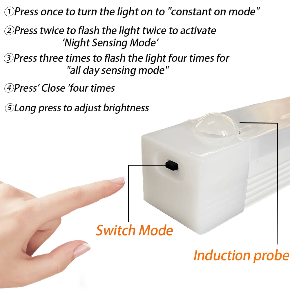 🔥Only $8.99 Last Day Promotion!💡 Punch-free Smart Sensor Magnetic Rechargeable LED Lights