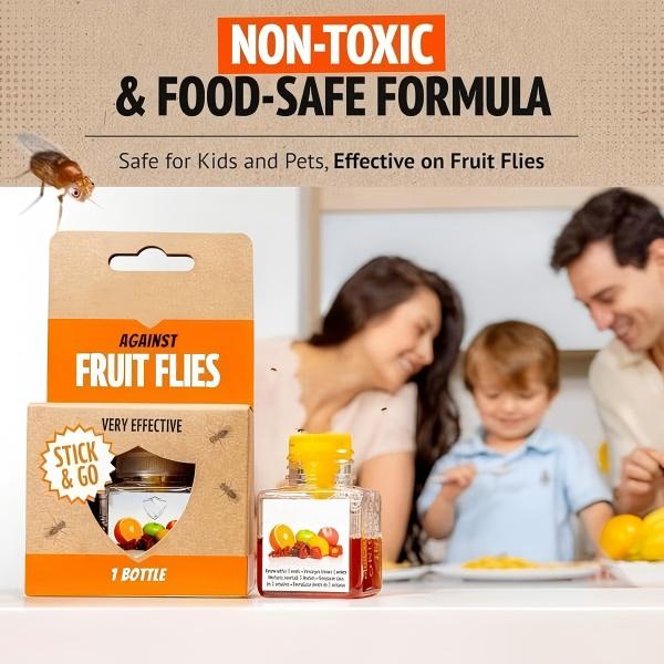 LAST DAY BUY 2 GET 1 FREE🔥Ultra-Strong Fruit Fly Trap - User Friendly (Up to 3 Weeks per Bottle)