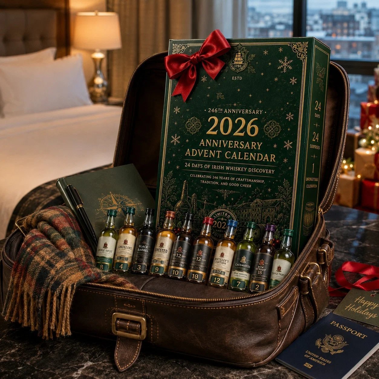 ⏰Limited Stock 49% OFF❄️2026 246th Anniversary Advent Calendar📅24 DAYS OF IRISH WHISKEY DISCOVERY