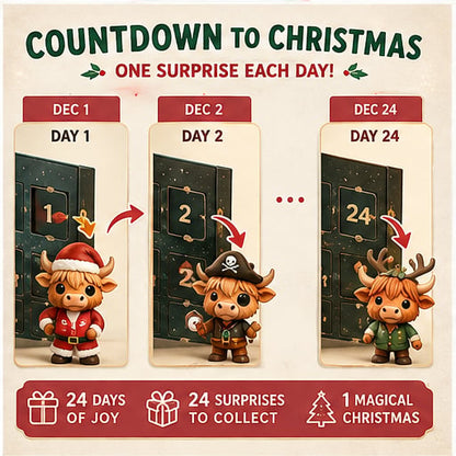2026 Highland Cow Advent Calendar