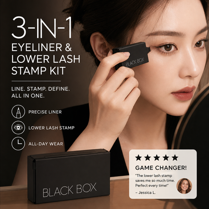 🥳2026 HOT SALE🥳💞50K+ SOLD!💄✨ 49% OFF! 3‑in‑1 Eyeliner & Lower Lash Stamp Kit – Stamp perfect wings & lashes in seconds. Waterproof, smudge‑proof. No steady hand needed! 👁️🖌️