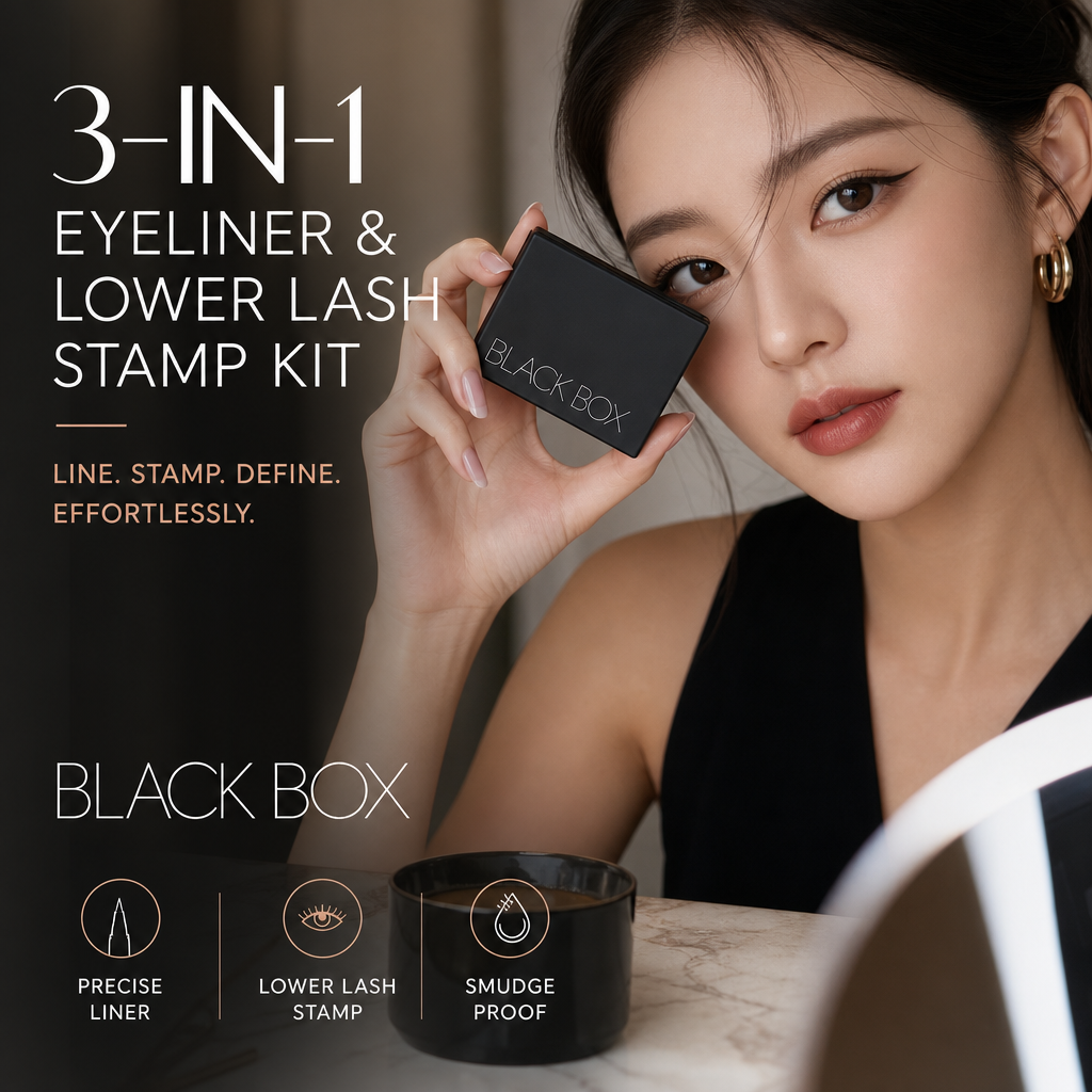 🥳2026 HOT SALE🥳💞50K+ SOLD!💄✨ 49% OFF! 3‑in‑1 Eyeliner & Lower Lash Stamp Kit – Stamp perfect wings & lashes in seconds. Waterproof, smudge‑proof. No steady hand needed! 👁️🖌️