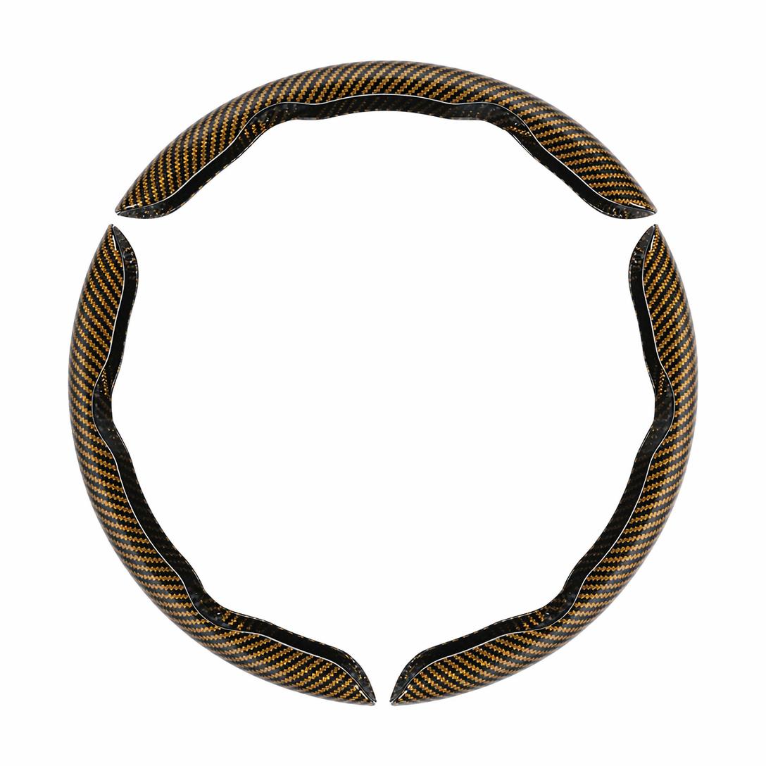 Non-Slip Half Cover Car Steering Wheel Protector | Easy Clip On Installation