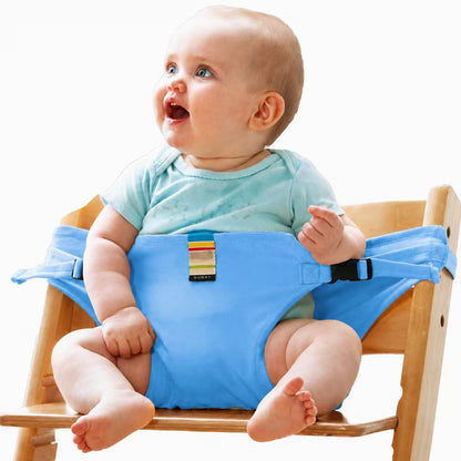 Baby High Chair Seat Belts - Portable Dining Straps Holder
