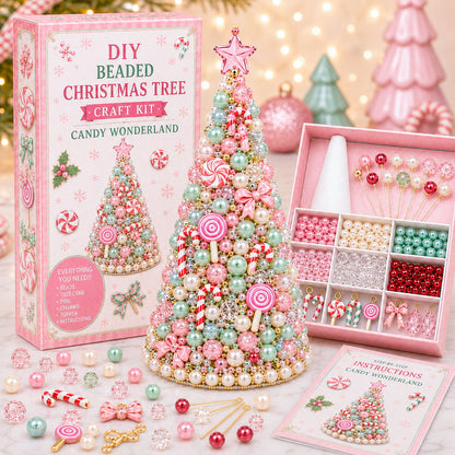 🔥Last Day 49% OFF - 🎄✨ DIY Beaded Christmas Tree Craft Kit