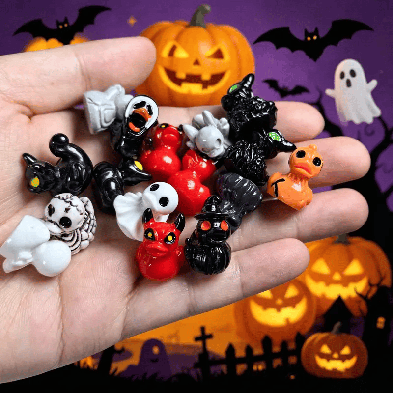 🎃🦆Mini Ducks (✨Devil, Ghost, & Skeleton Designs)