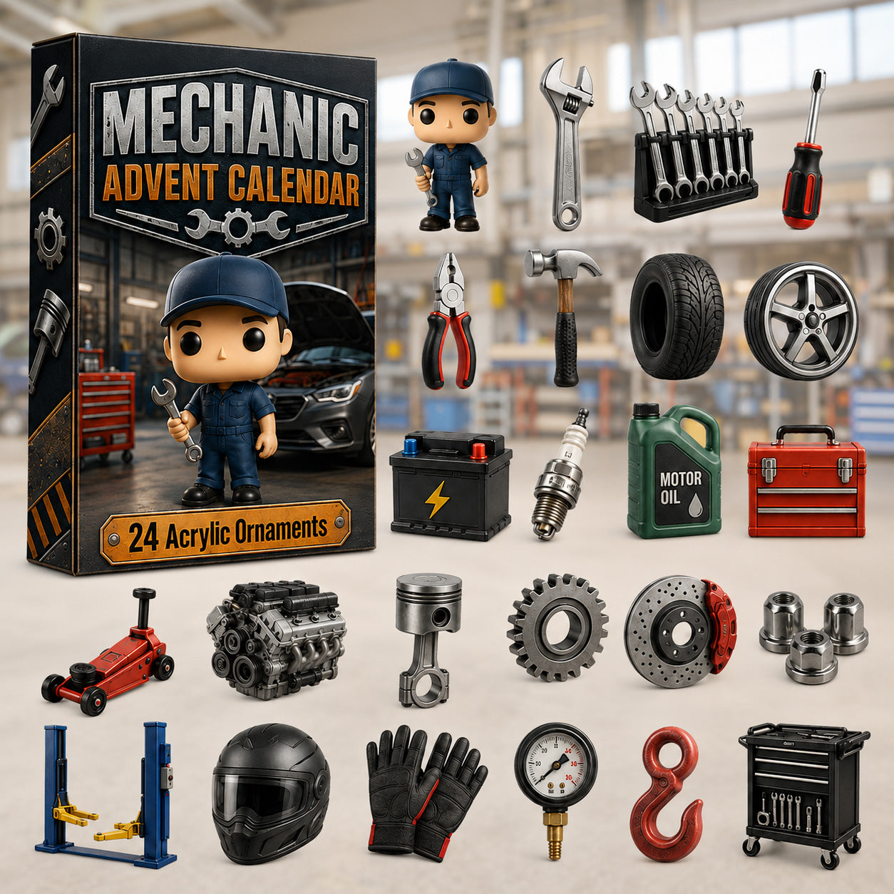 Mechanic Advent Calendar 2026 - 24-Day Festive Countdown