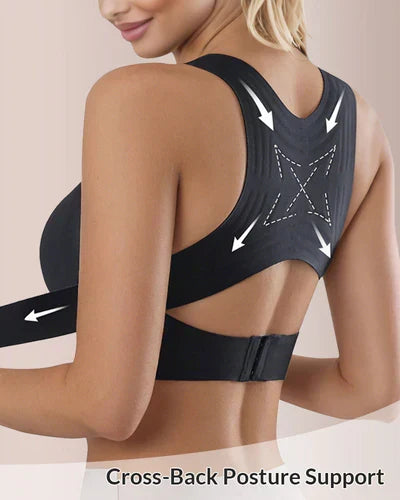 🏆 Last Day Special Price £9.99 ! 💐AlignLift Posture-Perfect Wireless Bra – Posture Correction (The leopard-print style is sold out)💕