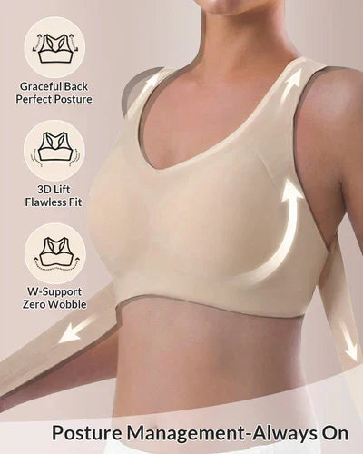 🏆 Last Day Special Price £9.99 ! 💐AlignLift Posture-Perfect Wireless Bra – Posture Correction (The leopard-print style is sold out)💕