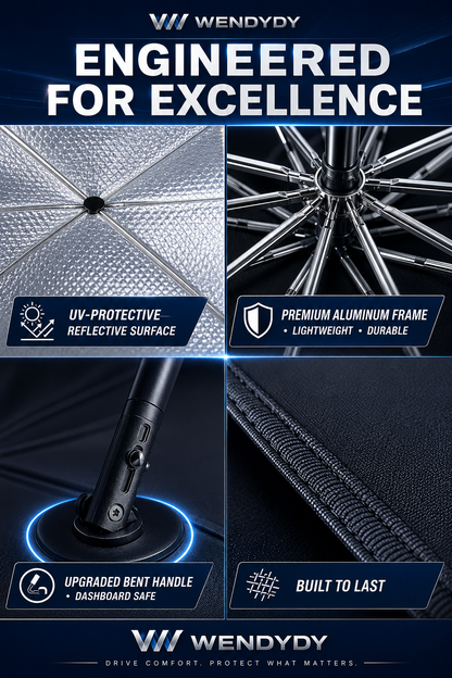 🔥Last Day 50% OFF - 2026 Upgraded Car Windshield Sun Shade Umbrella