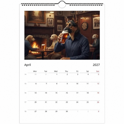 🏆Christmas Pre Sale 49% OFF -German Shepherd (Alsatian) Calendar 2027- Daily Activities