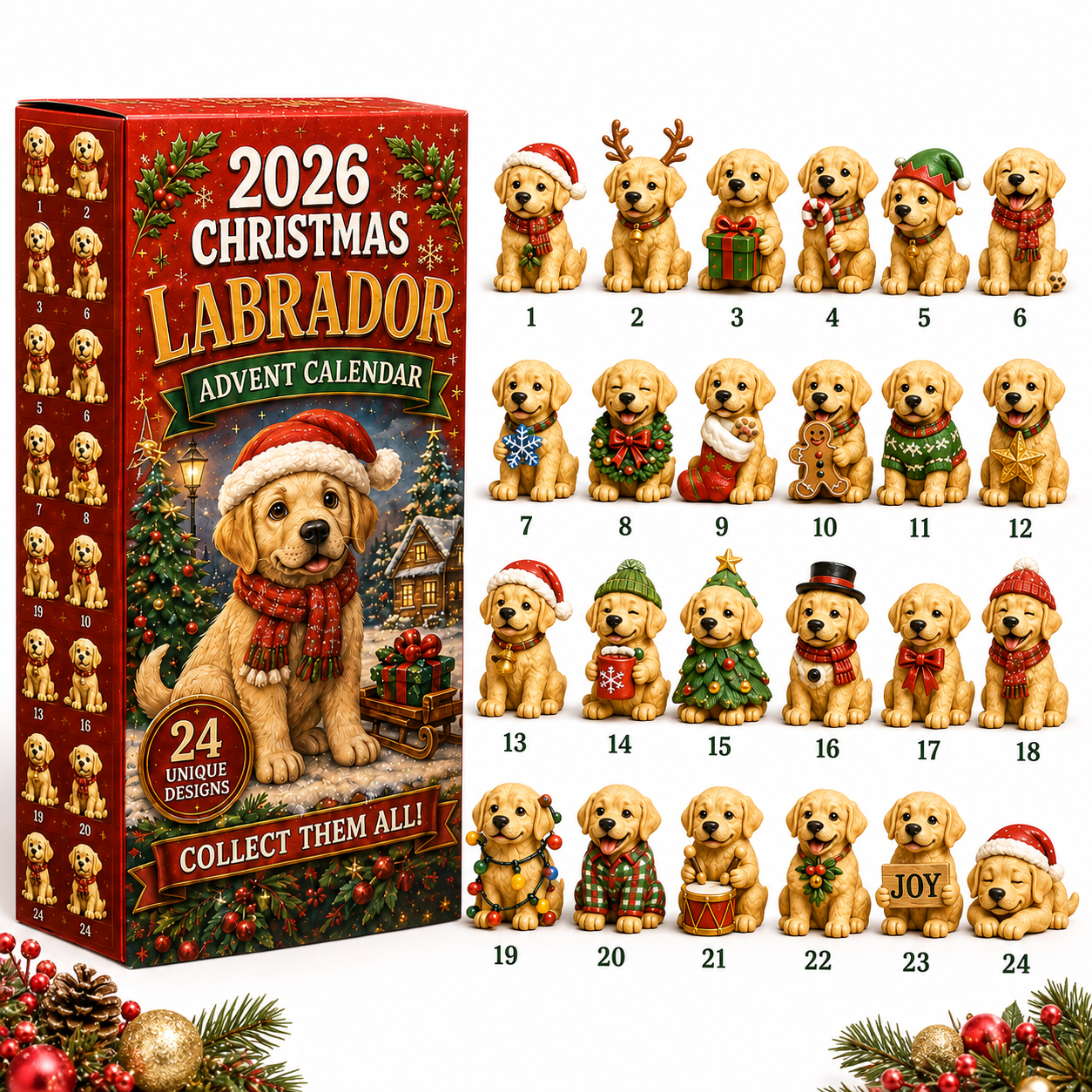 ❤️New Arrivlas for Pet Lover❤️2026 Christmas 24-days Countdown Advent Calendar