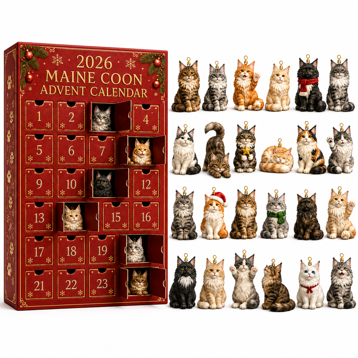 ❤️New Arrivlas for Pet Lover❤️2026 Christmas 24-days Countdown Advent Calendar