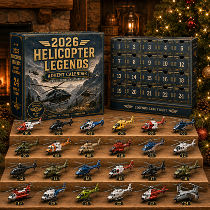 2026 Helicopter Legends Advent Calendar – 24 Days of Collectible Helicopter Surprises