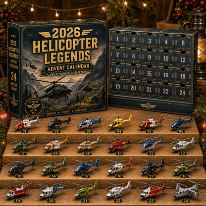 2026 Helicopter Legends Advent Calendar – 24 Days of Collectible Helicopter Surprises
