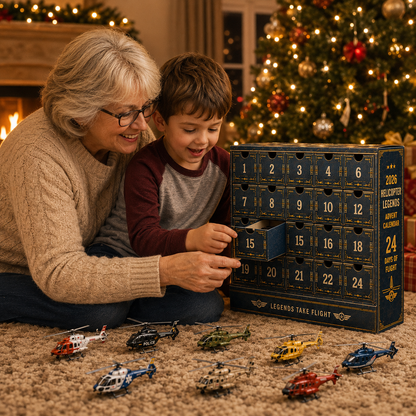 2026 Helicopter Legends Advent Calendar – 24 Days of Collectible Helicopter Surprises