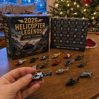 2026 Helicopter Legends Advent Calendar – 24 Days of Collectible Helicopter Surprises