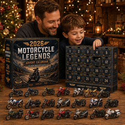 2026 Motorcycle Legends Advent Calendar – 24 Days, 24 Mini Motorcycles, 24 Legendary Rides