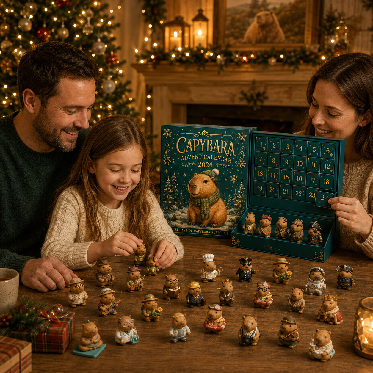 🦫CHRISTMAS KICKOFF 49% OFF - Cozy Capybara Christmas Advent Calendar 2026 – 24 Days of Adorable Capybara Surprises