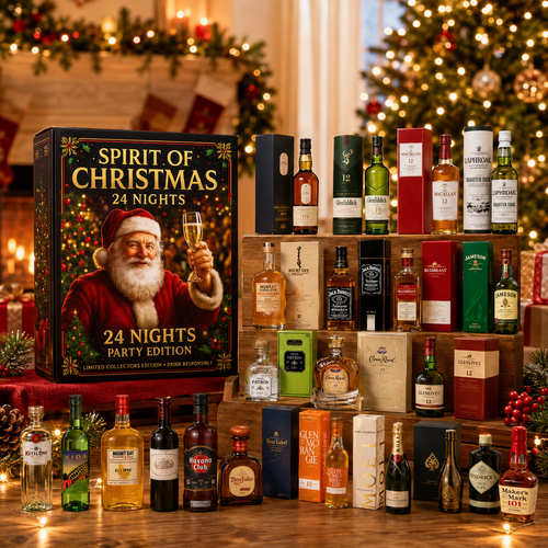 CHRISTMAS KICKOFF: 48% OFF – 2026 Spirit of Christmas Advent Calendar – 24 Nights of Festive Bottle Ornaments, Luxury Acrylic Blind Box – Gift for Whisky & Spirits Lovers