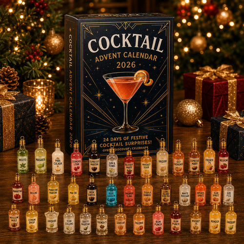 🍸 2026 Cocktail Cheers Advent Calendar – 24 Days of Mini Mixology Surprises 🎄