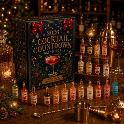 🍸 2026 Cocktail Cheers Advent Calendar – 24 Days of Mini Mixology Surprises 🎄